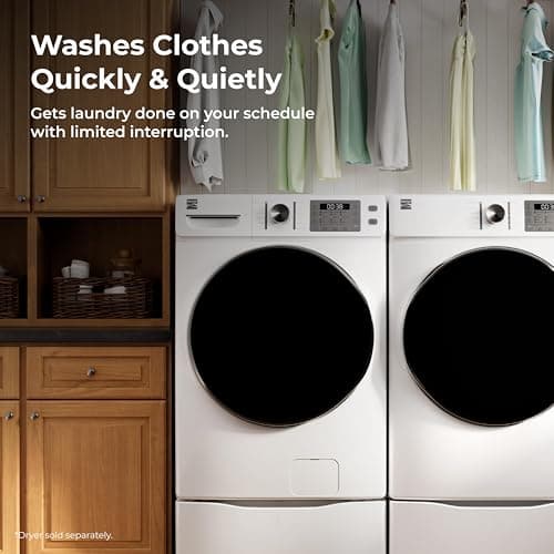 Kenmore 4.5 cu. ft. Front Load Washer with Stain Removing Steam Treatment - Reduce Laundry Time with Accela Wash - LED - ENERGY STAR Certified - White 6