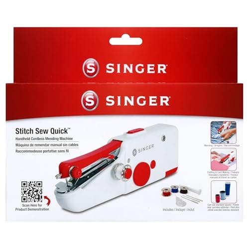 SINGER Stitch Sew Quick Portable Mending Machine - Single Thread Machine for Quick Repairs 2