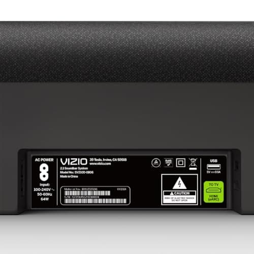 VIZIO All-in-One Soundbar with Dolby Atmos and DTS:X, Bluetooth Speaker- SV210D-0806 20