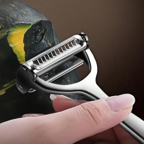 Huakai Multifunction Vegetable Peeler Julienne Peeler for Kitchen (2-in-1 peeler) 6