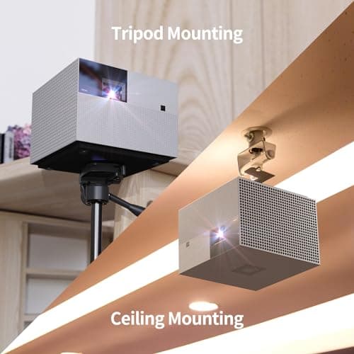 1600ANSI Lumens DLP Projector, WEMAX Vogue 100, 4K Home Theater Projector with WiFi and Bluetooth, Native 1080p HDR10, 200" Display, Dolby Audio, 125% Rec.709, Auto Focus Keystone 8