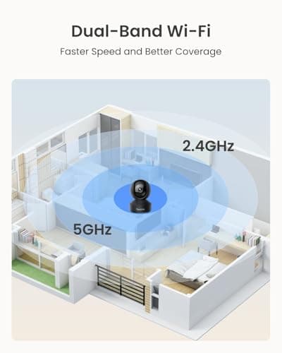 REOLINK E1 Pro(Black) 3K PT Wi-Fi Indoor Camera for Baby & Pet Monitoring, Auto Tracking, 5MP Night Vision Enhanced by F1.6 Aperture, Person/Pet/Baby Crying Detection, 2.4/5GHz Wi-Fi, Two-Way Audio 7