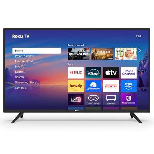 Roku Smart TV – 40-Inch Select Series 1080p Full HD RokuTV with Roku Voice Remote, Bright Picture, Customizable Home Screen – Live Local News, Sports, Gaming