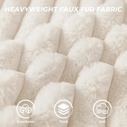 MAXYOYO 59" Bean Bag Sofa Couch, Loveseat Boneless Couch in a Box, Upholstered Small Mini Sofa with Deep Seating for Living Room Bedroom Office Apartment, No Assembly, Beige 9