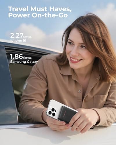 Small Portable Charger 10000mAh, Mini Power Bank with LED Display, 22.5W Fast Charging USB-C Battery Pack, Compact Travel Charger Compatible with iPhone 17/16/15/14, Samsung S25/24, Android, etc 5