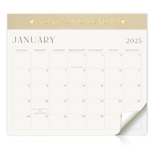 Beautiful 2025 Magnetic Fridge Calendar - Runs From July 2024 Until December 2025 - The Perfect 2024-2025 Monthly Refrigerator Calendar for Easy Organizing