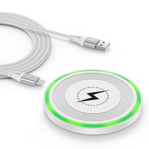 Pixel 10 Wireless Charger Pad Fast Charging for Google Pixel 10 Pro XL/10 Pro/10/9a/9 Pro 9 8 8a 7,15W Wireless Charging Pad Android Phone Wireless Charger Mat for iPhone 17 Air 17Pro Max/17 Pro 16 15