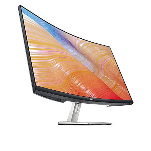Dell S3222HN 32-inch FHD 1920 x 1080 at 75Hz Curved Monitor, 1800R Curvature, 8ms Grey-to-Grey Response Time (Normal Mode), 16.7 Million Colors, White Newest