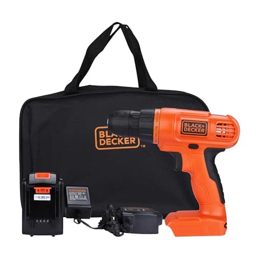 BLACK+DECKER 20V MAX Drill & Home Tool Kit, 34 Piece (BDCD120VA), Orange 7
