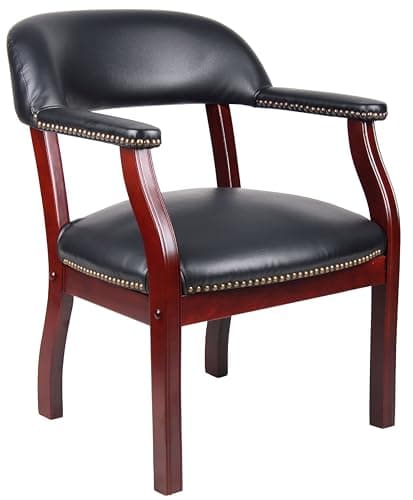 Boss Captain’s Chair In Black Vinyl 6