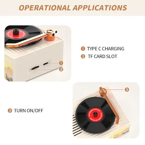 4-in-1 Bluetooth Sleep Sound Machine with Night Light | Portable Speaker for Bedroom, White Noise for Baby & Adults, TF Card & Type-C | Home Décor, Compatible with Computers & Phones 2