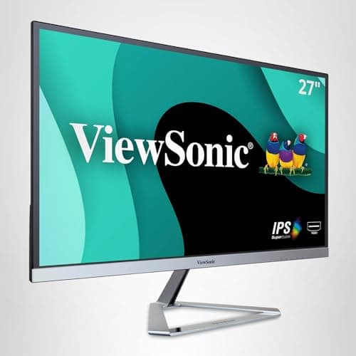 ViewSonic VX2776-SMHD 27 Inch 1080p IPS Monitor with FreeSync, Ultra-Thin Bezels, HDMI and DisplayPort 6