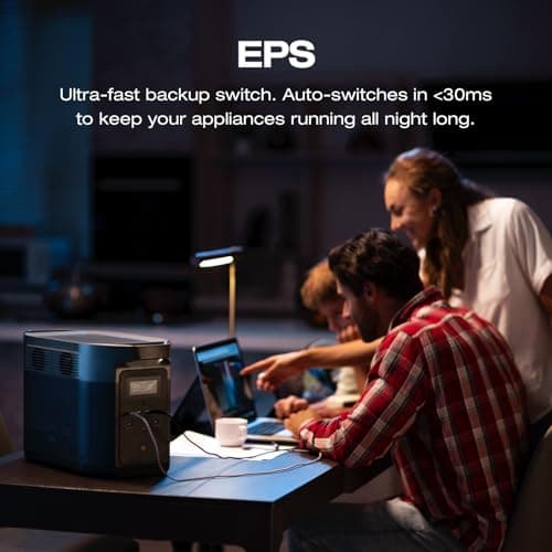EF ECOFLOW Portable Power Station DELTA 2 Max, 2400W LFP Solar Generator, Full Charge in 1 Hr, 2048Wh Solar Powered Generator for Home Backup(Solar Panel Optional) 9