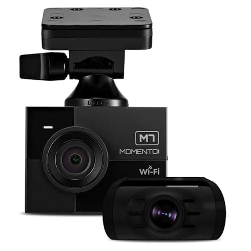 Momento MD7205 2K QHD 3-Channel Front and Rear Dash Camera System - High-Resolution Video Recording, Wide Coverage, and Advanced Security for Your Vehicle