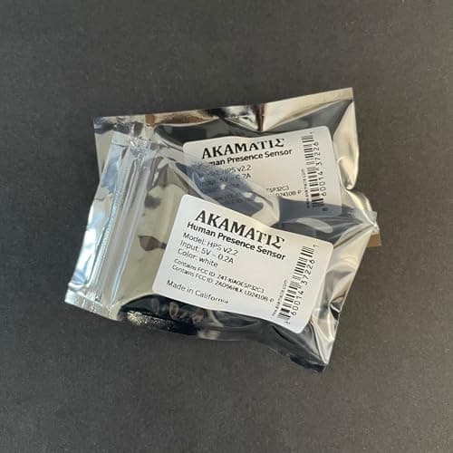 AKAMATIS Human Presence Sensor v2.2 for Home Assistant, mmWave Radar Smart Motion Sensor, Adjustable Sensitivity, WiFi (Seeed C3, External Antenna + LD2410B) (White, 1 Pack (Sensor Only)) 7
