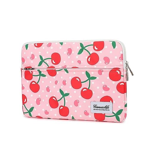 Canvaslife Laptop Sleeve 15 Inch 15 Case and 15.6 Laptop Bag (Cherry)
