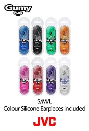 JVC HAFX5D Gumy Plus Inner Ear Headphones (Orange) 6