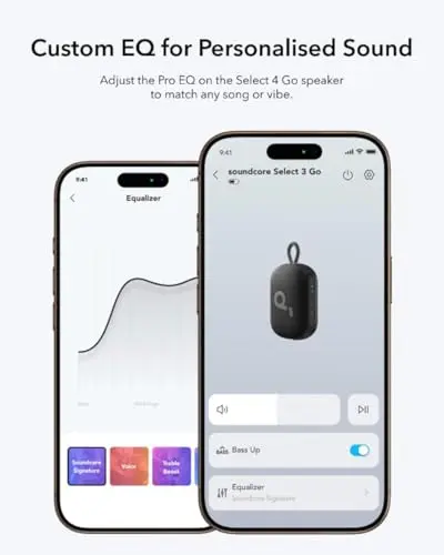 Soundcore Select 4 Go Bluetooth Shower Speaker by Anker, IP67 Waterproof/Dustproof, Ultra-Portable Speaker, Wireless, 20H Playtime, Floatable, Powerful Sound, Electronics for Outdoors/Home/Travel 7