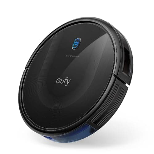 eufy Certified Like-New BoostIQ RoboVac 11S MAX Robot Vacuum Cleaner, Super-Thin, Powerful Suction, Quiet, Self-Charging, Cleans Hard Floors to Medium-Pile Carpets, Black (Renewed)