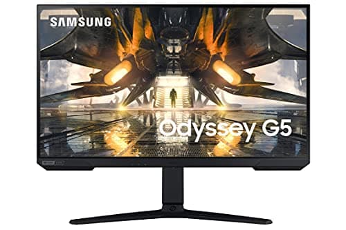 Samsung Odyssey G50A Series 27-Inch WQHD (2560x1440) Gaming Monitor, 165Hz, 1ms, IPS Panel, G-Sync, HDR10 (1 Billion Colors) (LS27AG500PNXZA)