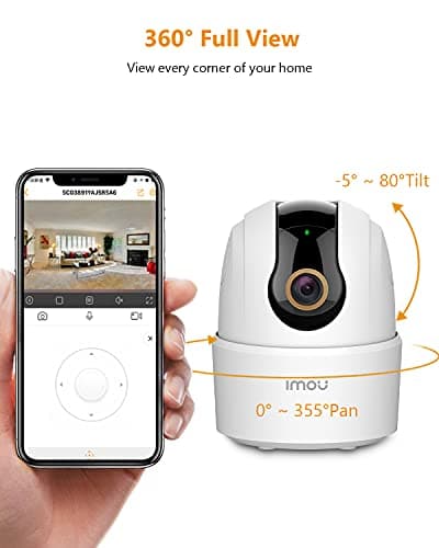 Imou 2.5K WiFi Camera Indoor Pet Dog Camera 4MP, 360° Home Security Wireless IP Baby Camera, Human Detection AI, Smart Tracking, Siren, 10m Night Vision, 2-Way Audio, Privacy Mode, Works with Alexa 9