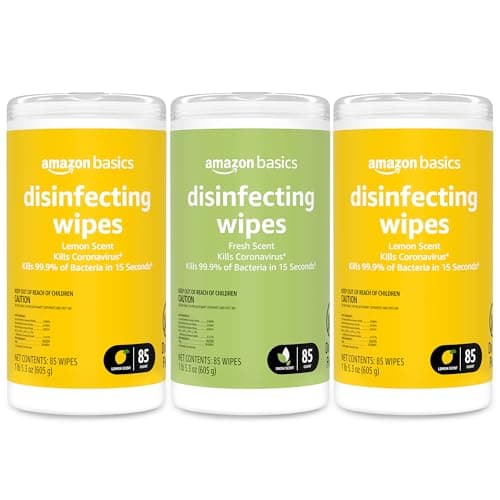 disinfectant wipe