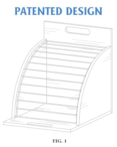 HULISEN Clipboard Holder, Wooden Clipboard Organizer with Raised Side Panel, Clip Board Storage Rack for Classroom and Office, Clip Boards not Included 8