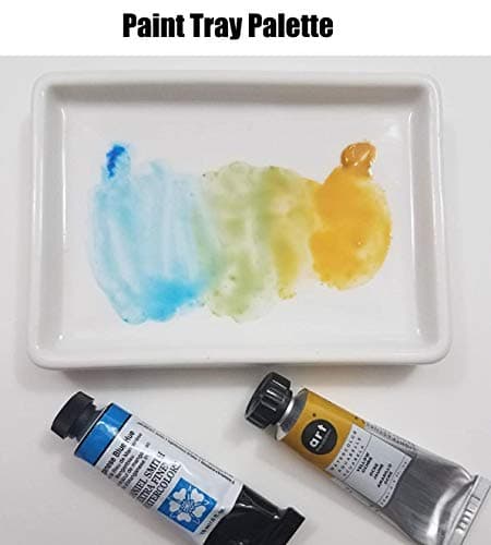 lofekea Ceramic Soap Dish for Shower 2 Pack Bar Soap Holder Palette for Watercolors Soap Tray 5