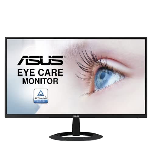 ASUS 22” (21.45” viewable) 1080P Eye Care Monitor (VZ22EHE) - Full HD, IPS, 75Hz, 1ms (MPRT), Adaptive-Sync, HDMI, Low Blue Light, Flicker Free, HDMI, VGA, Ultra-Slim