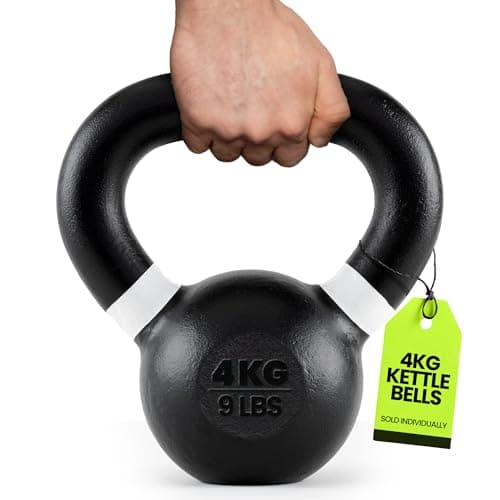 Rage Fitness Kettlebells, Single-cast Iron, No-welded Joints, Wide Handle, Strength Training Kettlebells, Cast Iron Kettlebell Set, Powder Coated Kettlebell Weights For Maximum Durability, Men & Women