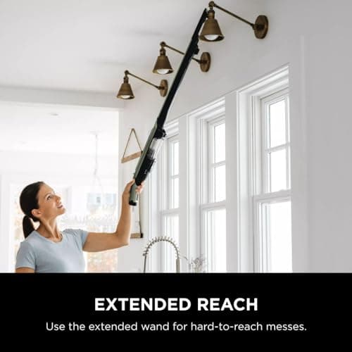 Shark WANDVAC System Pet Ultra-Lightweight Powerful Cordless Stick Vacuum with Charging Dock, WS642, Grey 7