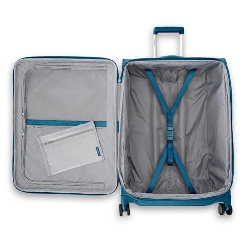 Samsonite UpLIFT Lightweight Softside Carry-On Luggage with Spinner Wheels - Expandable - Airline-Approved, Polyester Soft Suitcase for Ultra Light Travel - Cerulean Blue 9