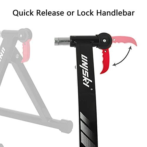 Unisky Bike Trainer Stand for Indoor Riding 6 Speed Stationary Bike Stand for Exercise Bicycle Resistance Trainers 8