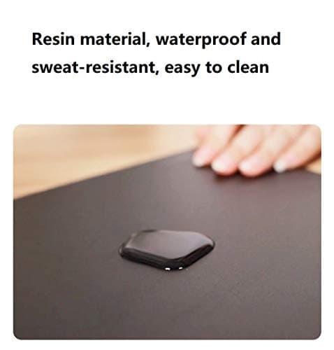 Seihoo Mouse Pad, Resin Hard Surface Mouse Mat Polymer Silicone Bottom Gaming Mousepad No Smell Waterproof for Games, Office 24 x 20cm (9.5 x 7.8in) 5