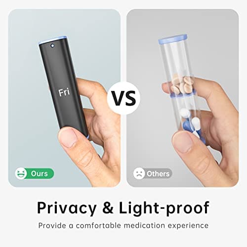 Weekly Pill Organizer 2 Times a Day, KOVIUU Large Travel Pill Box 7 Day, Am Pm Twice Daily Pill Case with Rotatable Handle, Week Pill Holder Container for Vitamin Medicine Supplement Fish Oil, Black 4