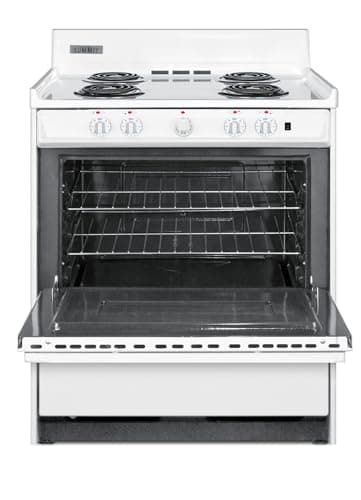 Summit WEM2171Q Kitchen Electric Cooking Range, White 2