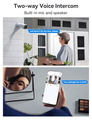 FOSCAM 4K 8MP Security Cameras Wireless Outdoor, 5GHz&2.4GHz WiFi Surveillance Camera for Home Security Outside, 120° FoV, 20x Digital Zoom, AI Detect Human/Vehicle, 66FT Color Night Vision, IP66 7