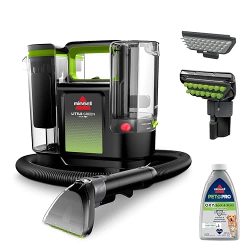 BISSELL® Little Green® Max Pet SmartMix Portable Carpet and Upholstery Deep Cleaner, Car/Auto Detailer, with SmartMix Technology, Self-Cleaning Tough Stain Tool and Pet Hair Removal Tool, 38572