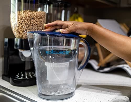 Epic Water Filters Pure Filter Pitchers for Drinking Water, 10 Cup 150 Gallon Filter, Tritan BPA Free, Removes Fluoride, Chlorine, Lead, Forever Chemicals 8
