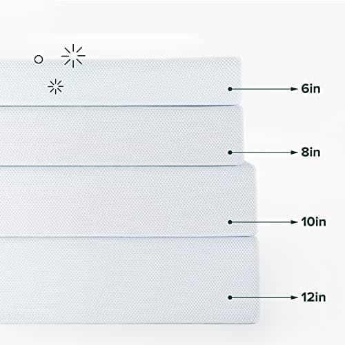 Zinus 12 Inch Green Tea Cooling Memory Foam Mattress [New Version], Queen, Fiberglass Free, Medium Firmness, Cooling Gel Foam, Certified Safe Foams & Fabric, Mattress in A Box 14