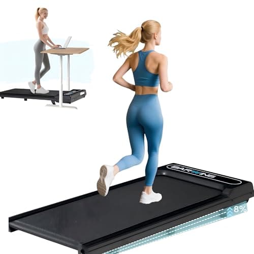 BARWING 6.5MPH Walking Pad Treadmill Under Desk Walking Pad with Incline 330 lbs Mini Portable Walking Treadmill for Home Small Office with Remote Control Incline Walking pad Under Desk