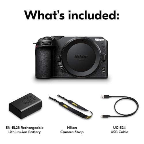 Nikon Z 30 | Our most compact, lightweight mirrorless stills/video camera | Nikon USA Model 14