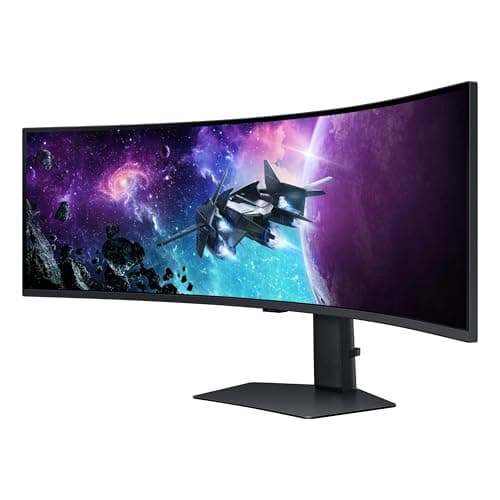 SAMSUNG 49" Odyssey G9 (G95C) Series DQHD 1000R Curved Gaming Monitor, 240Hz, 1ms(GtG), DisplayHDR 1000, AMD FreeSync Premium Pro, Eye Saver Mode, Auto Source Switch+, LS49CG950ENXZA, 2024 11