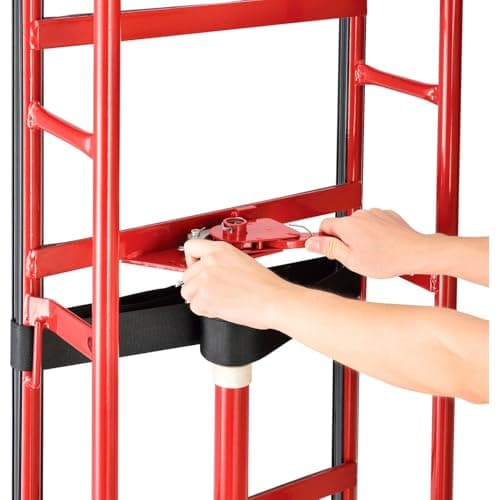 Global Industrial 2-Wheel Professional Appliance Hand Truck with Stair Climbing Wheels, 750 Lb Capacity, Industrial Hand Truck with Ratcheting Nylon Strap 7