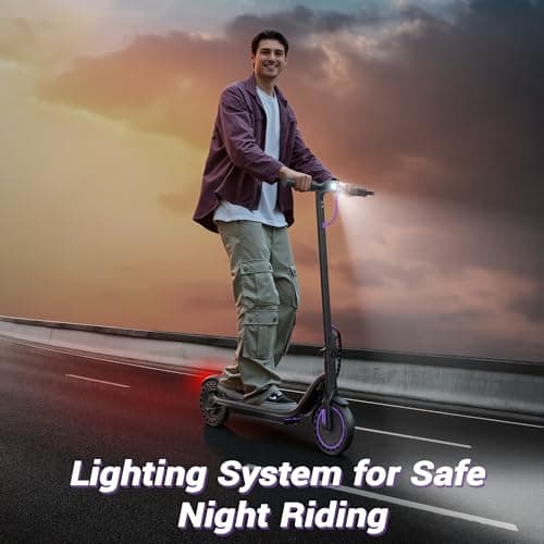 VOLPAM Electric Scooter for Adults, Max Speed 19/21MPH, Up to 17-28 Miles Range, 500W/350W/250W Motor Adult E-Scooter, Foldable Scooter with Dual Braking, Smart APP 9