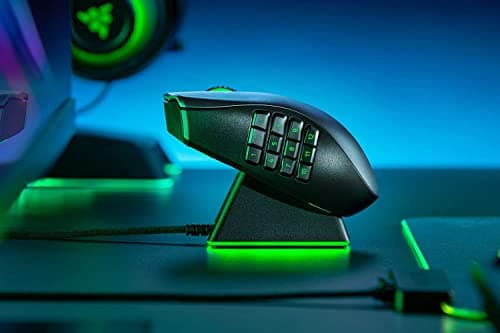 Razer Naga Pro Wireless Gaming Mouse: Interchangeable Side Plate w/ 2, 6, 12 Button Configurations - Focus+ 20K DPI Optical Sensor - Fastest Gaming Mouse Switch - Chroma RGB Lighting 9