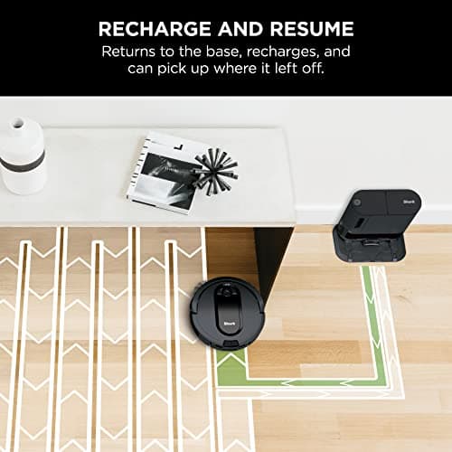 Shark EZ Robot Vacuum RV912S with Self-Empty Base, Bagless, WiFi - Dark Gray (Renewed) 6