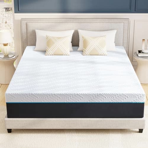 Twolike Queen Mattress,10-Inch Queen Size Foam Mattress in Box,Edges Support for Sleep Supportive,60" X 80" X 10" 7
