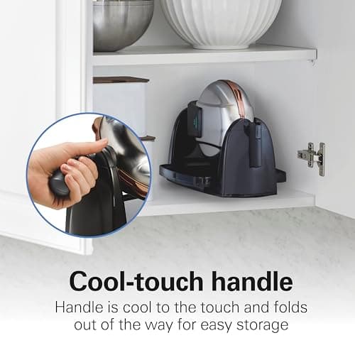 Hamilton Beach Belgian Waffle Maker with Removable PFAS-Free Durathon Nonstick Coated Plates, Easy Flip, Ceramic Grids, Black (26031) 9