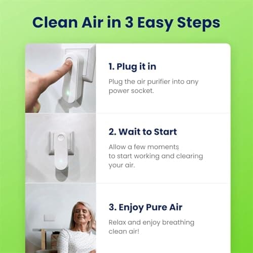 2025 New Magair Air Purifiers Plug In, Silent Filterless Design/360° Coverage, Pollutants for Bedrooms, Toilets, Pet Room (3pcs) 5